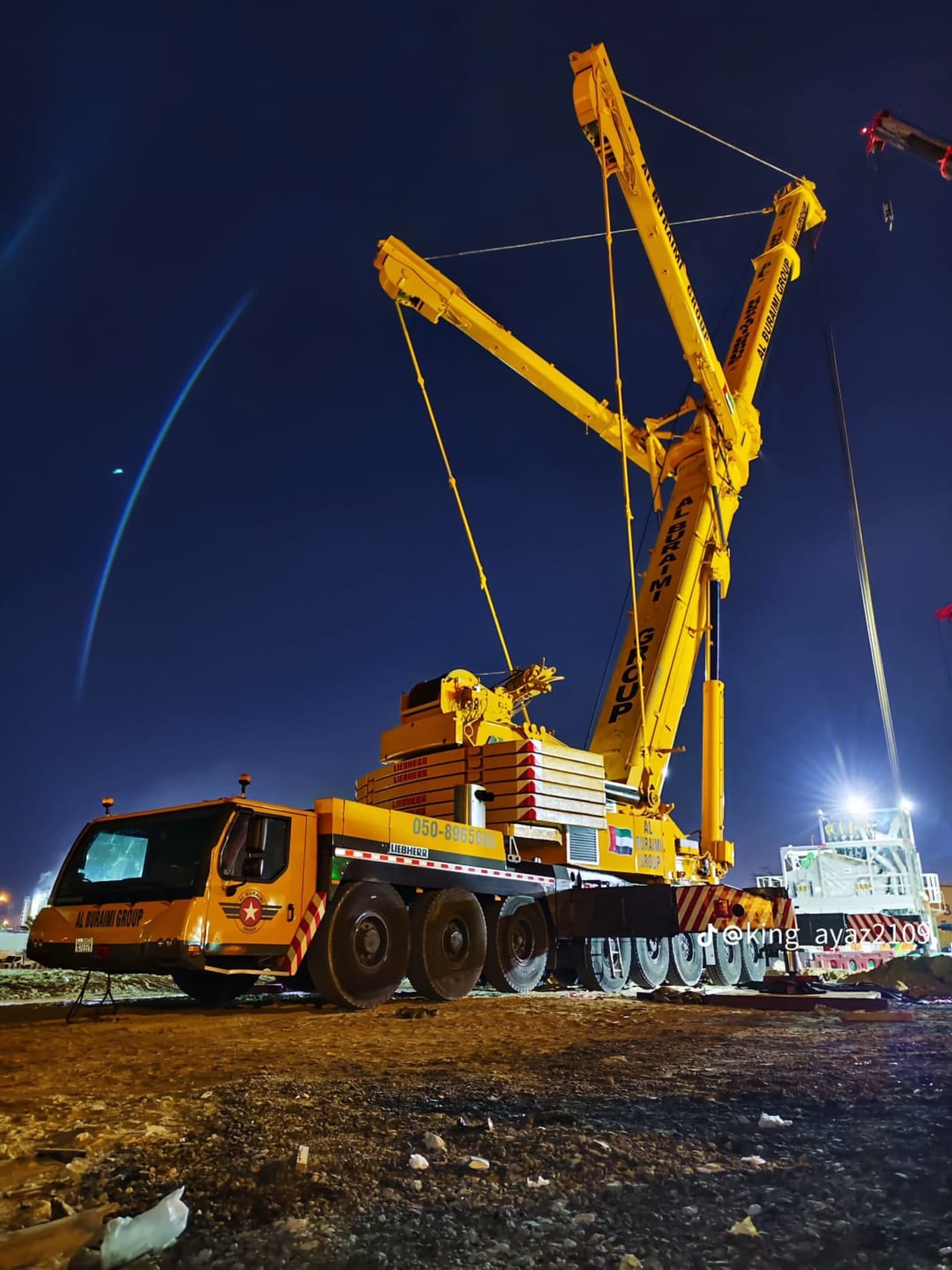 Client-supplied mobile crane work image for 75 Ton Mobile Crane Rental