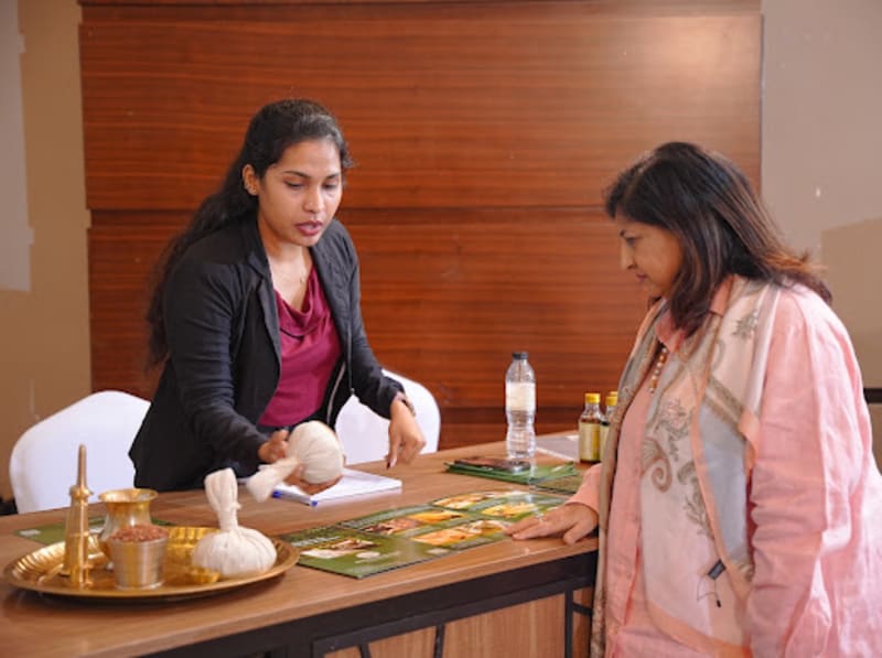 Wellness consultation at event