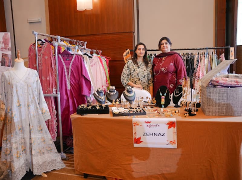 Fashion and jewellery exhibitor stand