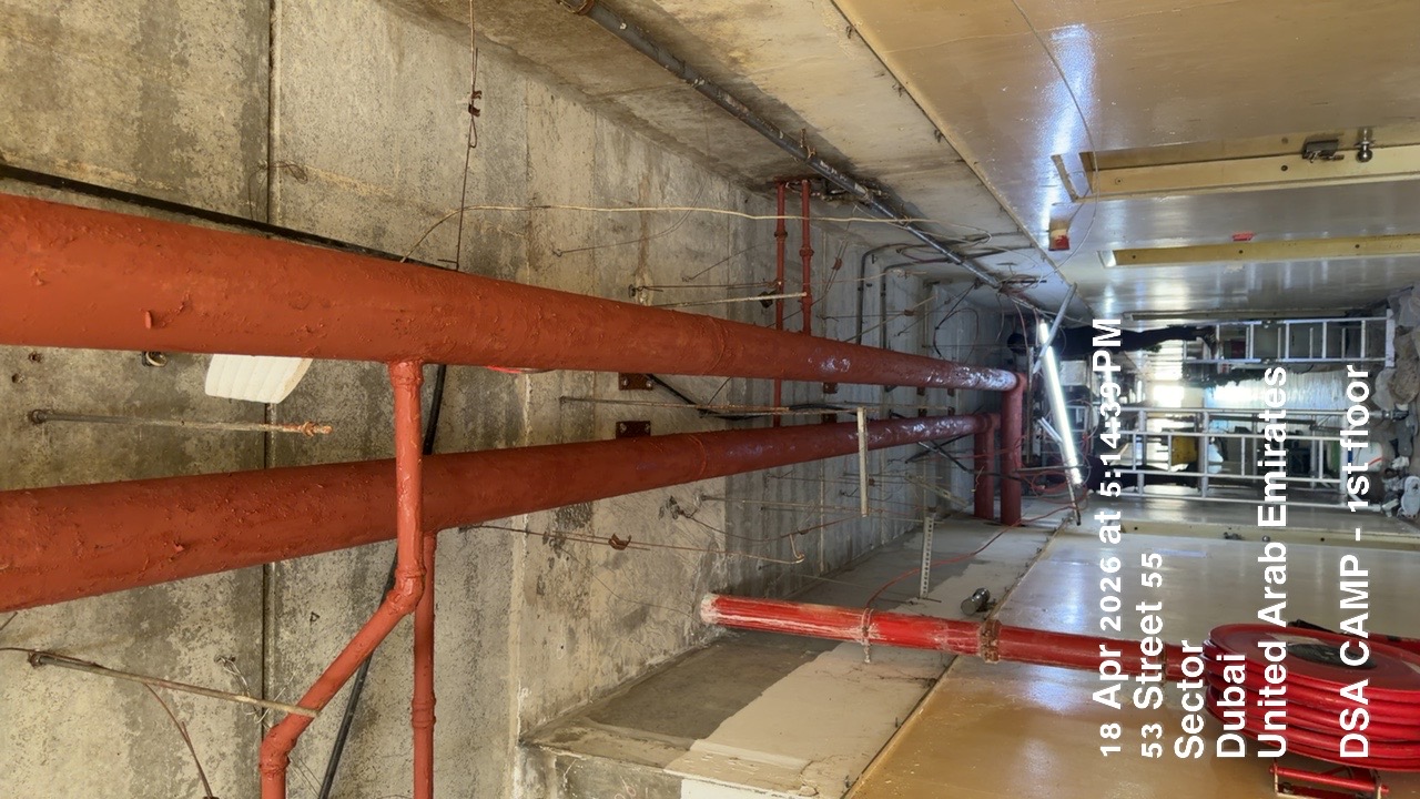Technical service work in progress