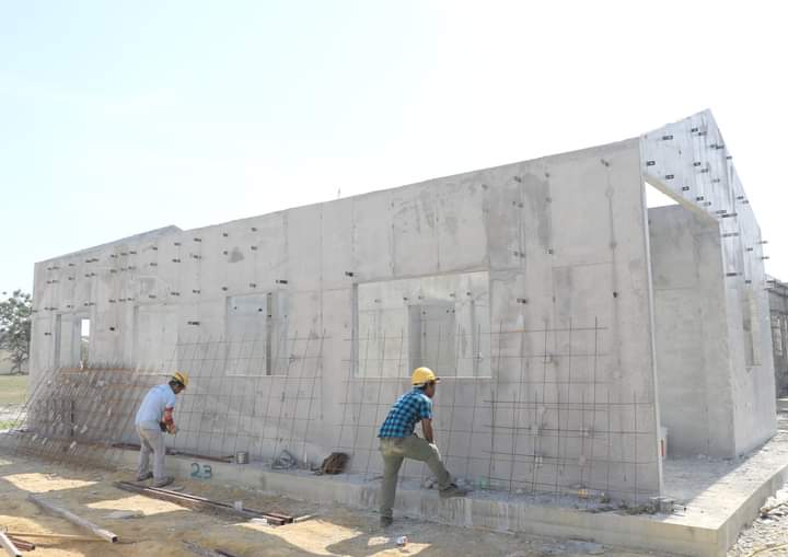 Wall / shutter formwork project view