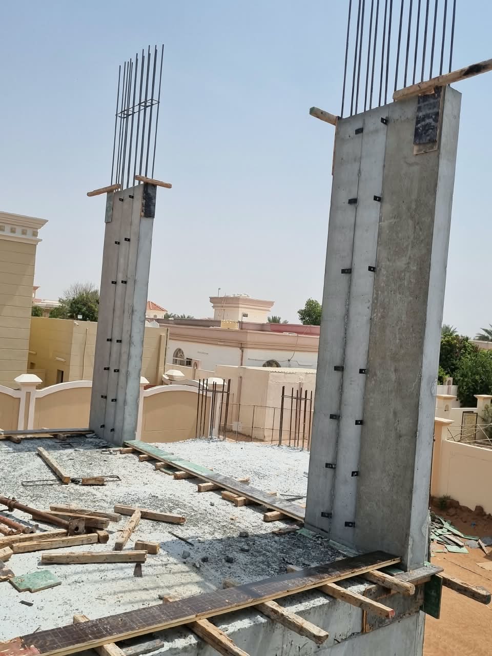 Reinforced concrete column project view