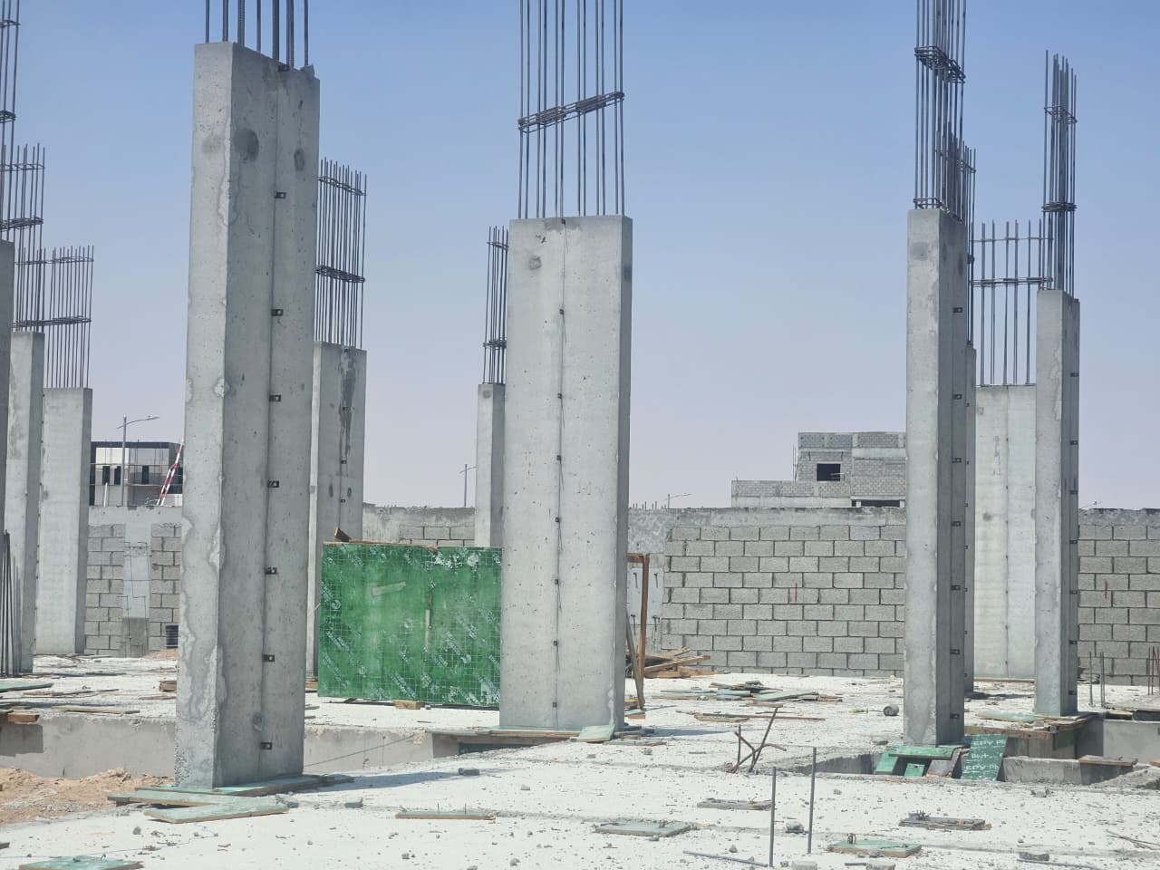 Reinforced concrete column project view