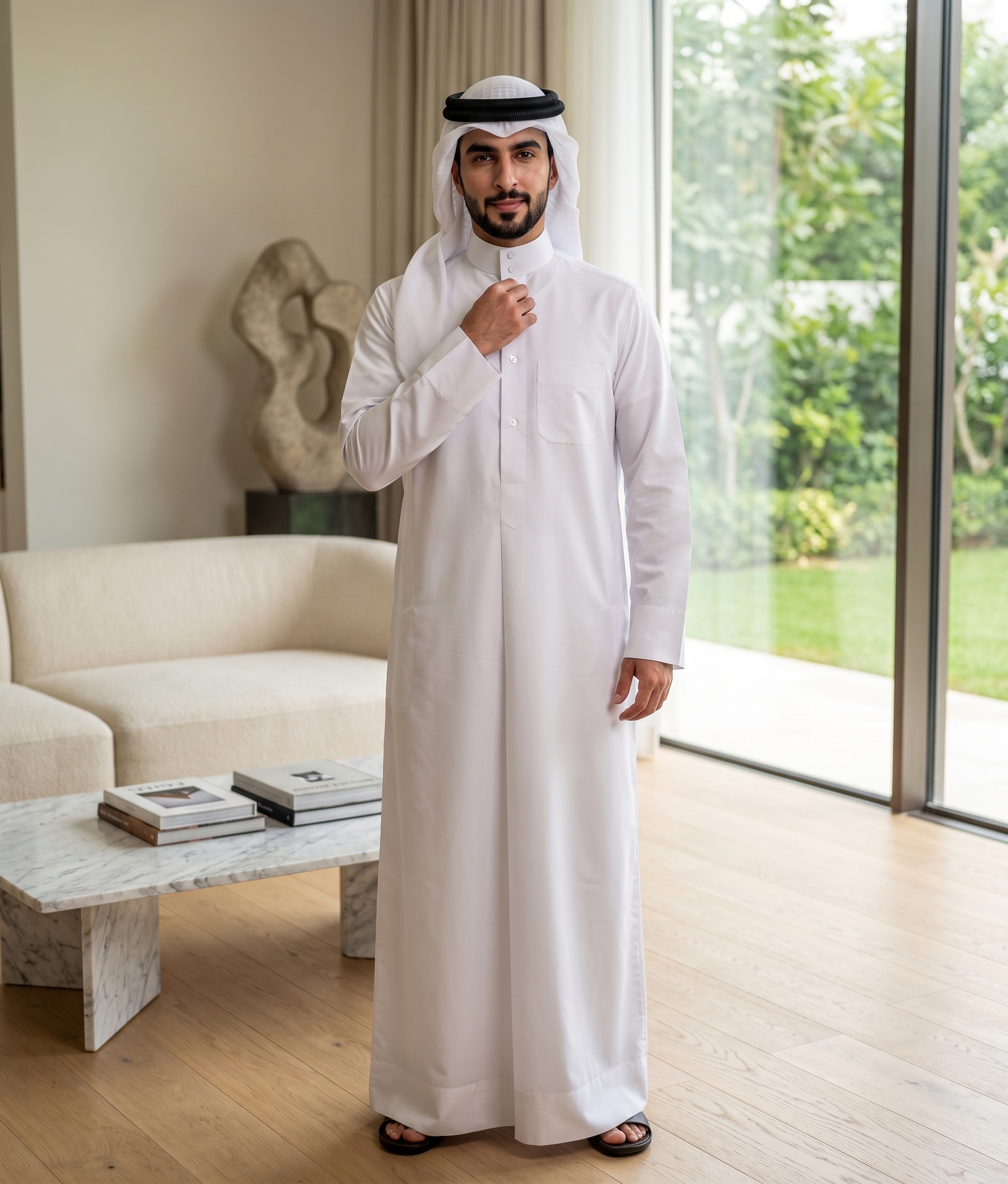Signature Collection — original BAIT AL LIBAS client photograph, displayed uncropped