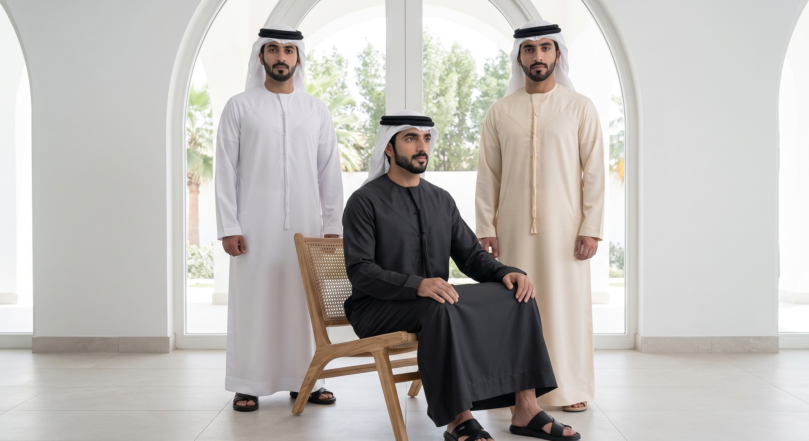 Gold Collection — original BAIT AL LIBAS client photograph, displayed uncropped