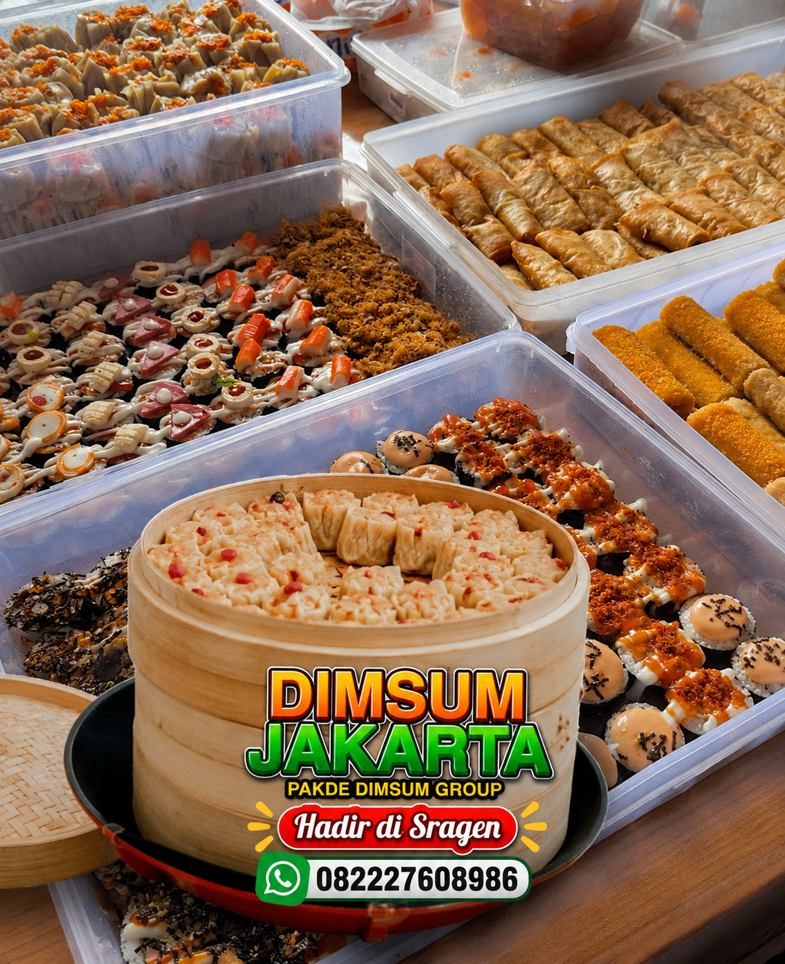 catering dimsum wedding hajatan Sragen murah elegan Dimsum Jakarta Mas Hari