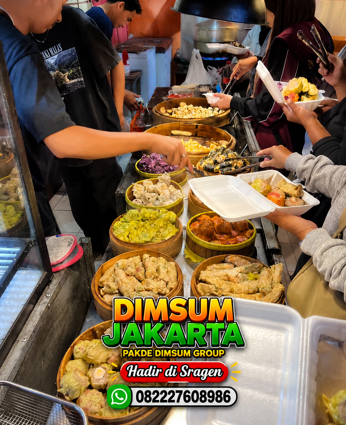 dimsum mentai premium Sragen saus creamy gurih halal supplier Dimsum Jakarta Mas Hari