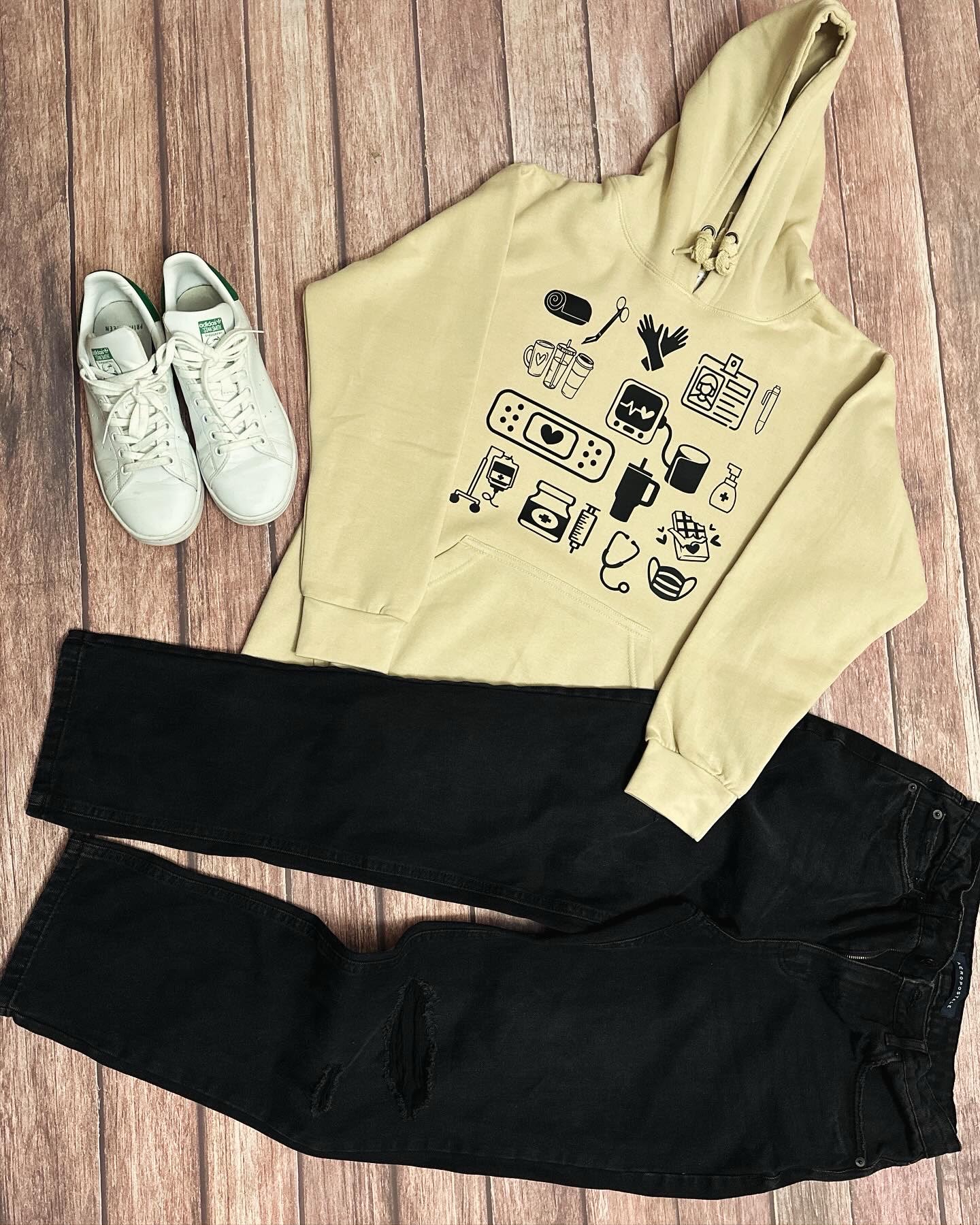 Cream Nurse Essentials Hoodie