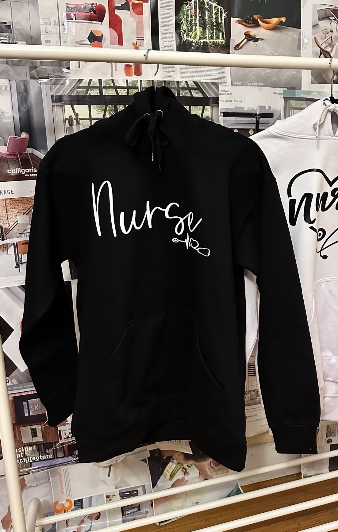 Nurse Hoodie (Black)