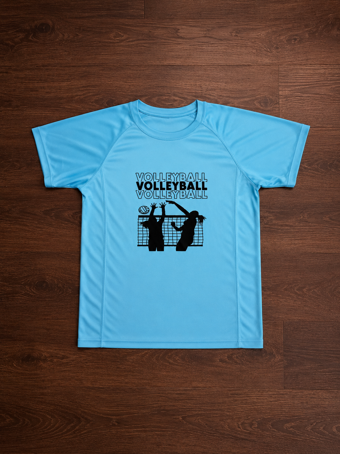 Volleyball Dry-Fit Shirt (Blue)