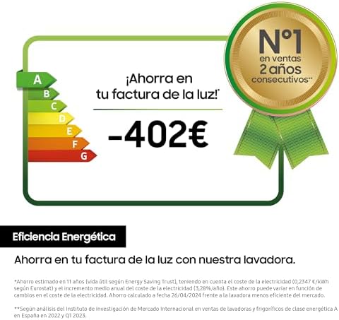 Vue 4 de Lave Linge Hublot Samsung