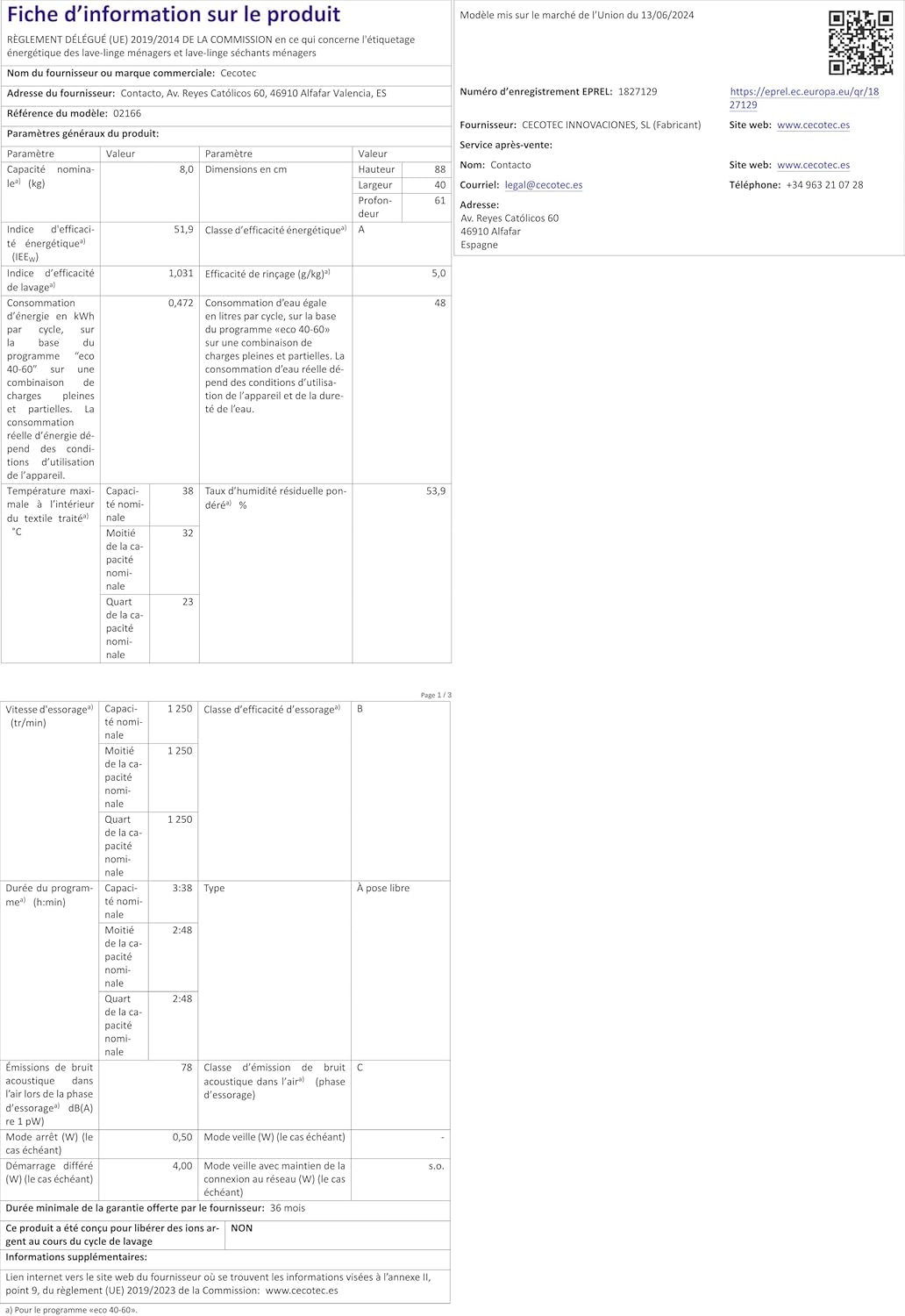 Vue 7 de Lavelinge Top Kg Toursmin