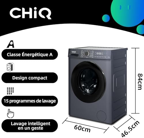 Vue 2 de Chiq Cwax Lave Linge