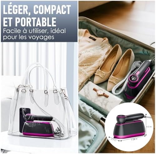 Vue 2 de Defroisseur Vapeur En Portable