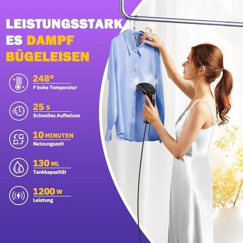 Vue 2 de Rolipo Defroisseur Vapeur Verticalfer