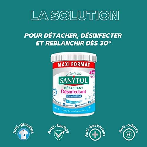 Vue 5 de Sanytol Poudre Detachante Desinfectante