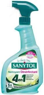 Vue 2 de Sanytol Nettoyant Desinfectant Protection