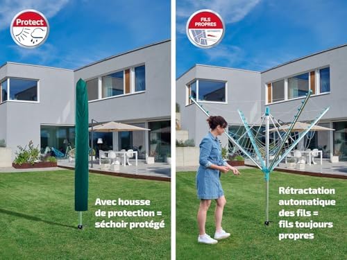 Vue 4 de Leifheit Sechoir Parapluie Linomatic