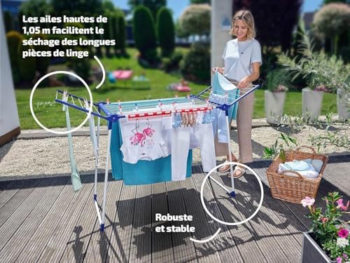 Vue 4 de Leifheit Sechoir Sur Pied