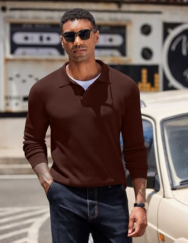 Vue 4 de Pull Polo Homme Manches