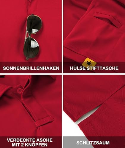 Vue 5 de Jacketown Polo Hommes Manches