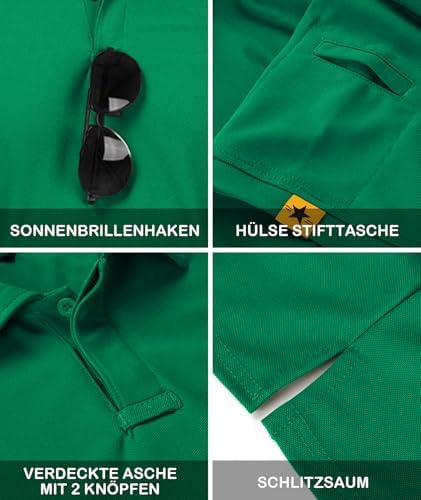 Vue 5 de Polo Hommes Manches Courtes