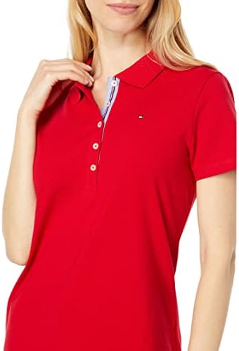 Vue 3 de Polo Uni Pour Femme