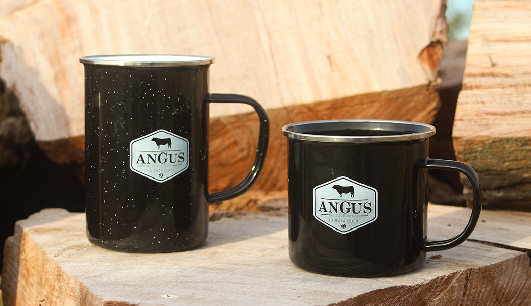 Accesorios Angus × Cardon: mates, termos, libretas, llaveros y vasos