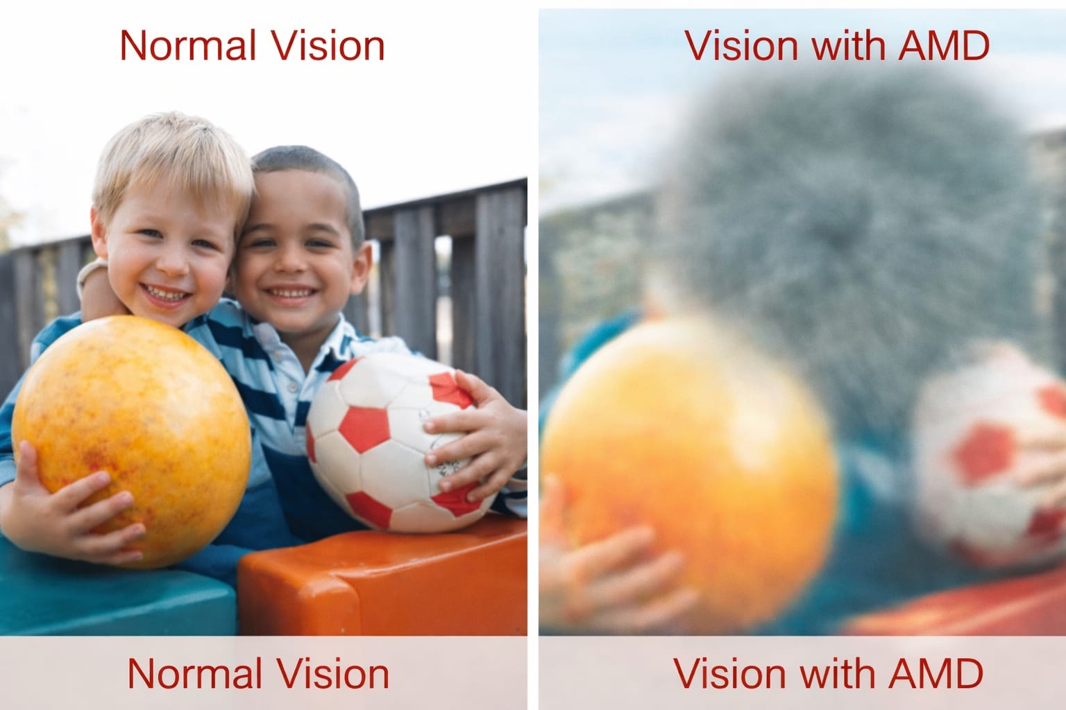 OCT scan showing age-related macular degeneration