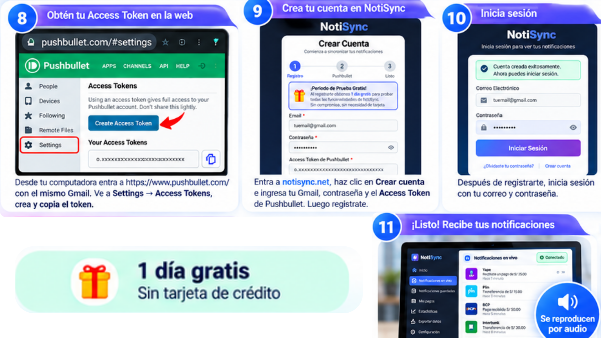 Guía paso a paso para configurar NotiSync en 5 minutos