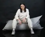 pouf for multiple uses, it can take multiple shapes