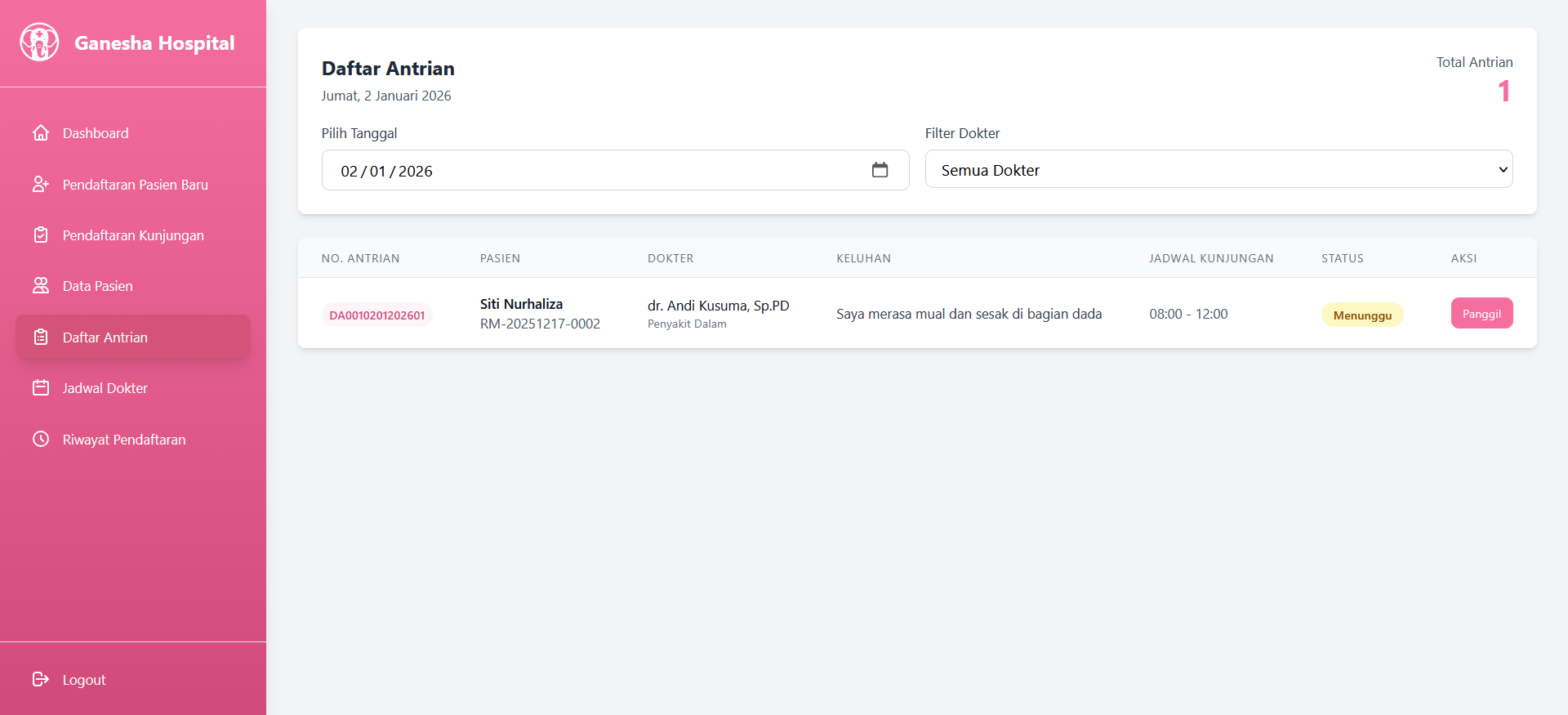 Hospital Information System - 4