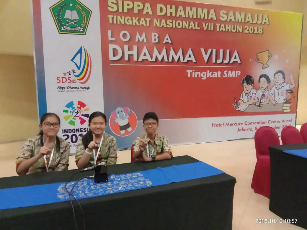  [National] 3rd Winner of Dhammavijja Junior High School Competition, Sippa Dhamma Samajja VII - 2