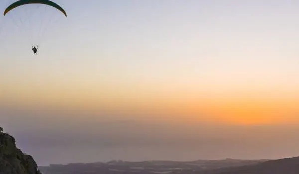 Paragliding over Geneva Lake