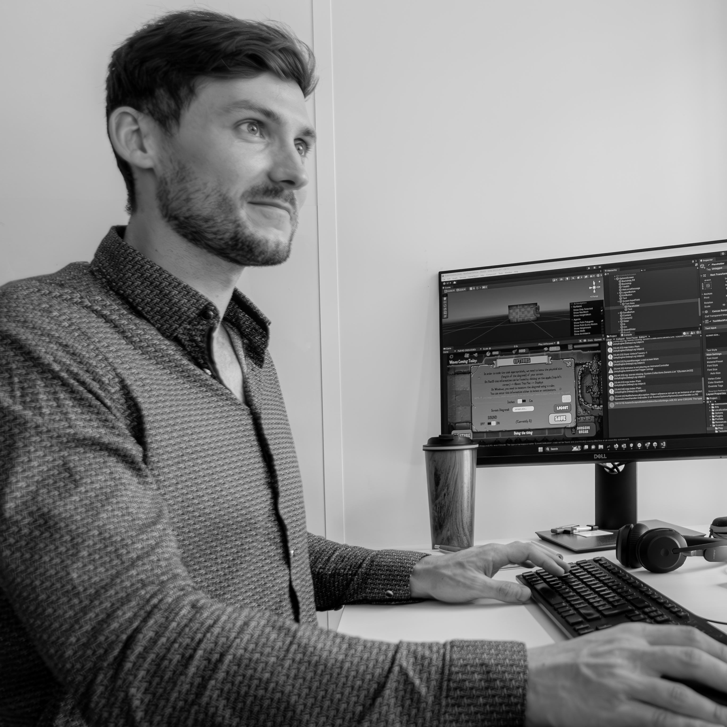 Il jouait du code debout