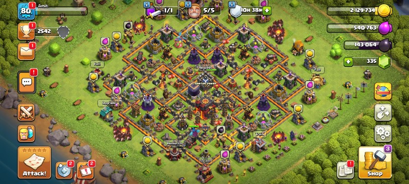 Clash of Clans Account – TH:10, Level 80, 0 Gems, BK:15, AQ:6, GW:9, RC:0, Pet:0 (IOS/Android)