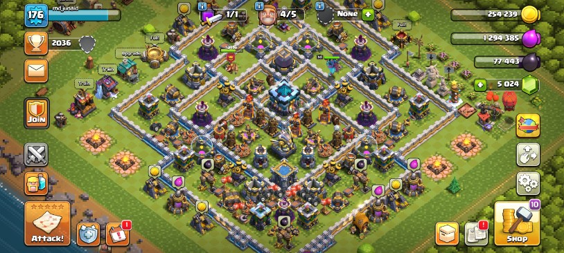 Clash of Clans Account – TH:13, Level 176, 5050 Gems, BK:56, AQ:58, GW:36, RC:39, Pet:2 (IOS/Android)