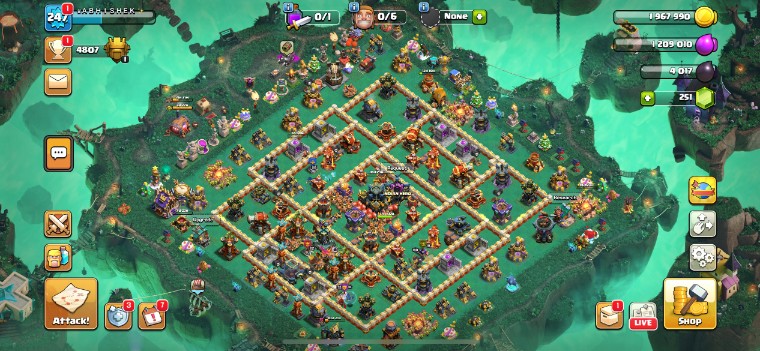 Clash of Clans Account – TH:17, Level 0, 0 Gems, BK:100, AQ:100, GW:100, RC:0, Pet:0 (IOS/Android)