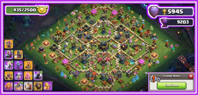 Clash of Clans Account – TH:17, Level 0, 0 Gems, BK:100, AQ:100, GW:81, RC:75 (IOS/Android)