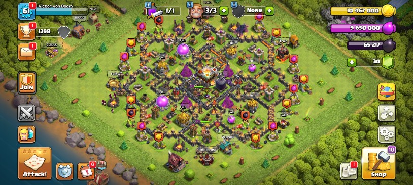 Clash of Clans Account – TH:11, Level 61, 30 Gems, BK:20, AQ:10, GW:2, RC:0 (IOS/Android)