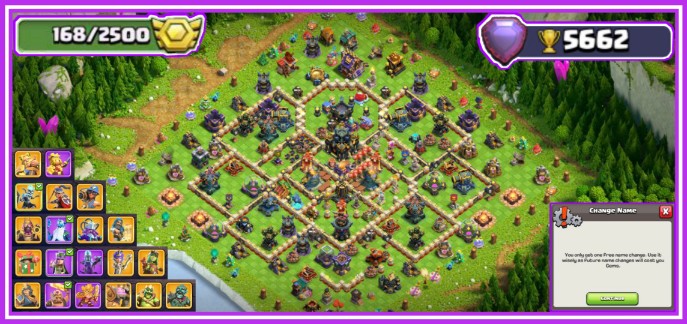 Clash of Clans Account – TH:17, Level 0, 0 Gems, BK:100, AQ:100, GW:77, RC:75 (IOS/Android)