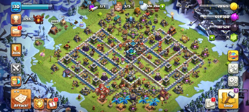 Clash of Clans Account – TH:13, Level 130, 0 Gems, BK:53, AQ:59, GW:32, RC:21, Pet:1 (IOS/Android)