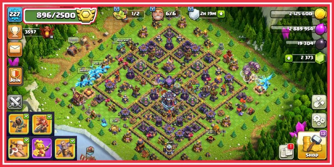 Clash of Clans Account – TH:15, Level 0, 0 Gems, BK:80, AQ:80, GW:65, RC:33 (IOS/Android)