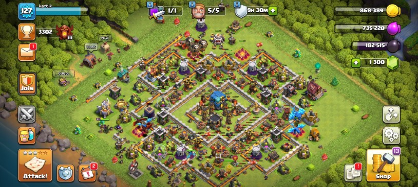 Clash of Clans Account – TH:12, Level 127, 0 Gems, BK:42, AQ:42, GW:15, RC:5 (IOS/Android)