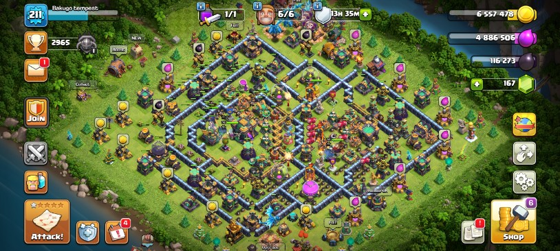 Clash of Clans Account – TH:14, Level 211, 0 Gems, BK:67, AQ:70, GW:51, RC:55 (IOS/Android)