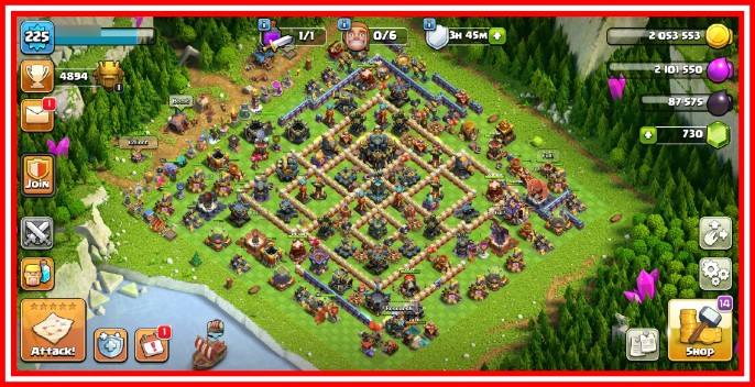 Clash of Clans Account – TH:17, Level 225, 0 Gems, BK:100, AQ:100, GW:71, RC:75 (IOS/Android)