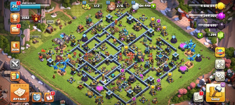 Clash of Clans Account – TH:14, Level 211, 1300 Gems, BK:61, AQ:72, GW:49, RC:50, Pet:23 (IOS/Android)