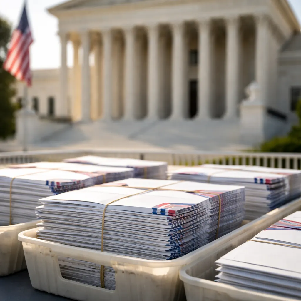 Supreme Court Upholds Late Mail Ballot Counting in 14 States, Setting Stage for Possible Delays in 2026 Midterms