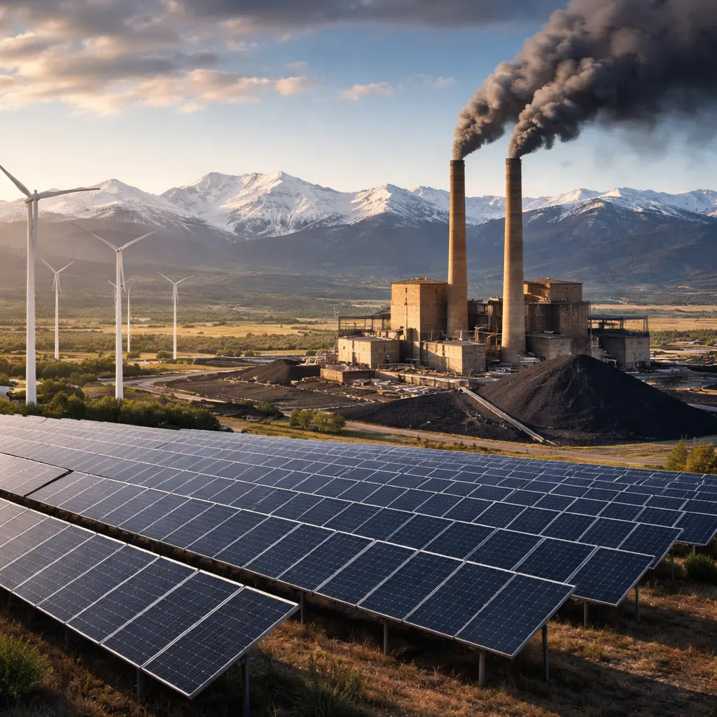 Colorado's Renewable Energy Milestone Driven by Coal Drop, Not Solar Growth