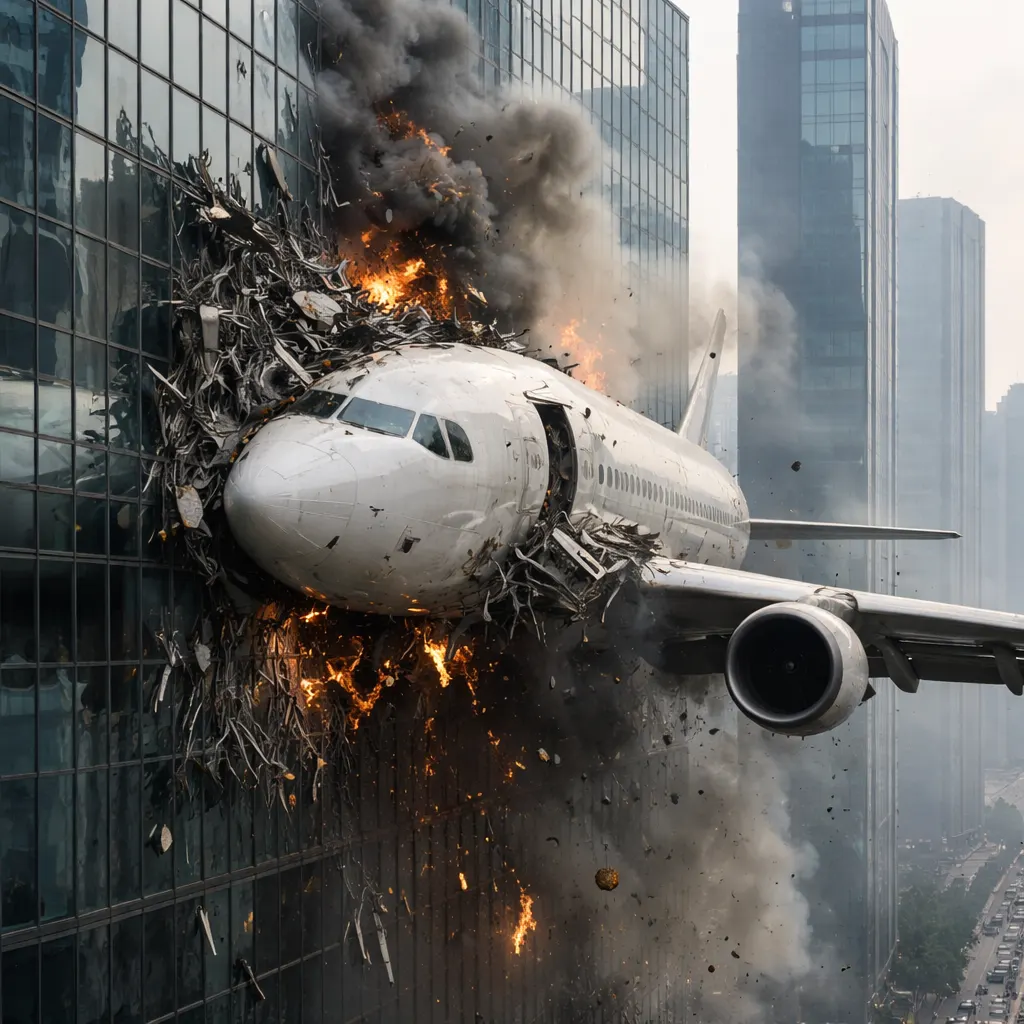 Civilian Plane Crashed Into Beijing Skyscraper, Exposing Air Defense Gaps